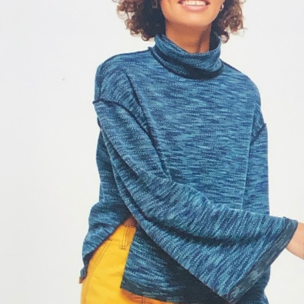 Free People Sunny Day Turtleneck Sweater